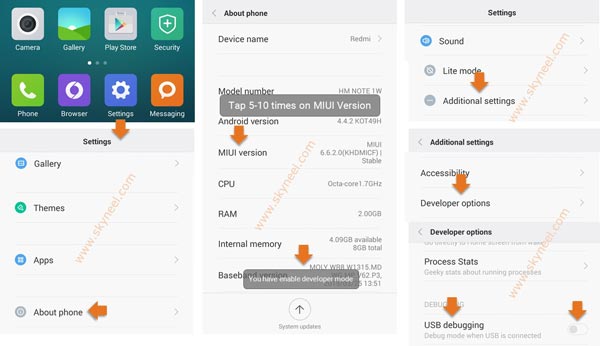 Optimization Disable Settings Developer In Miui