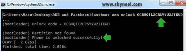 Unlock bootloader Moto G4 by fastboot