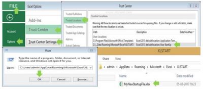 Automatically open a specific Excel file whenever you start Excel