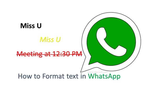 How to Format text in WhatsApp