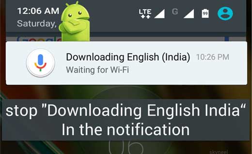 How To Stop Downloading English India Notification On Android