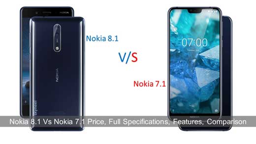Nokia 8.1 Vs 7.1