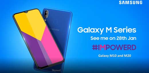 Samsung Smartphone Company will launch - Galaxy M10 and M20 in India