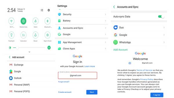 Add a second Google account to your Android phone