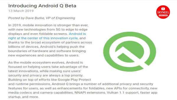 Android Q Beta 1
