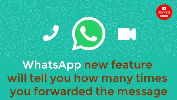 whatsapp forward message feature