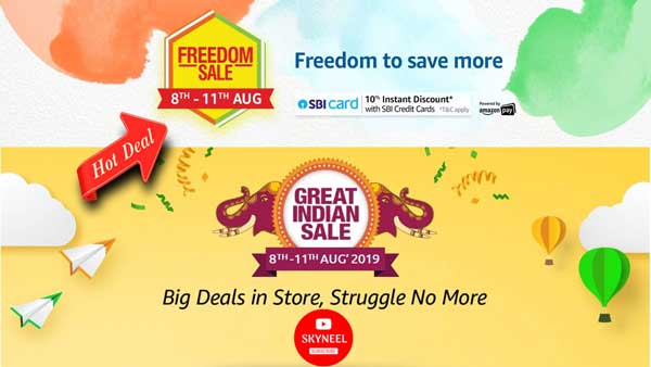 Amazon Great Indian Freedom Sale Deals & Offers