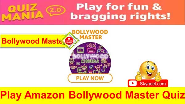 Amazon Bollywood Master Quiz Answers