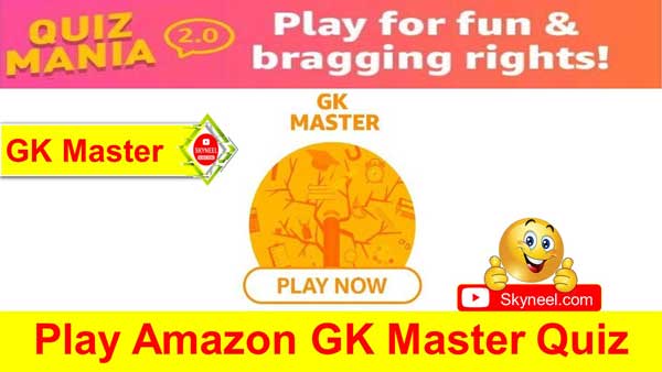 Amazon GK Master Quiz Answers