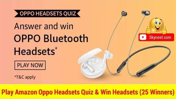 Amazon Oppo Headsets Quiz Answers
