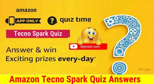 Amazon Tecno Spark 7 Quiz Answers