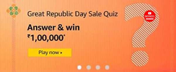 Amazon Great Republic Sale Quiz Answers
