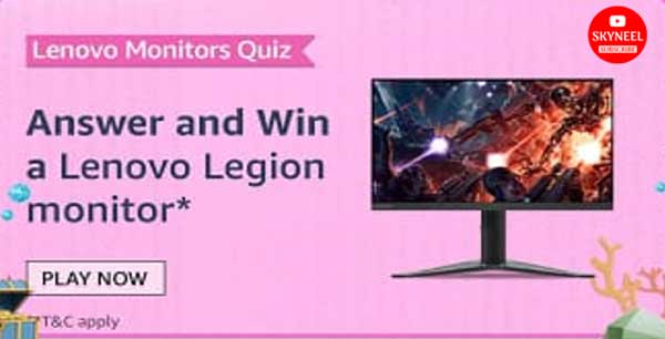 Amazon Lenovo Monitors Quiz Answers