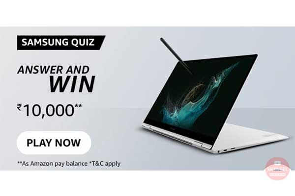 Amazon Samsung Laptops Quiz Answers – Win Rs. 10,000 (10 Winners)