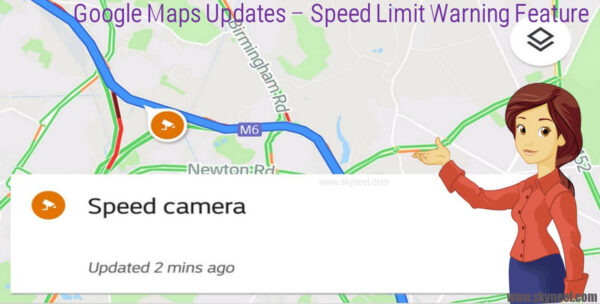 Google Maps Speed Limit Warning Feature