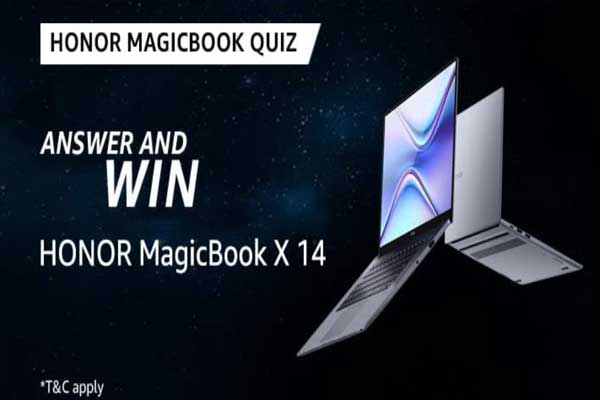 Amazon HONOR MagicBook Quiz Answers