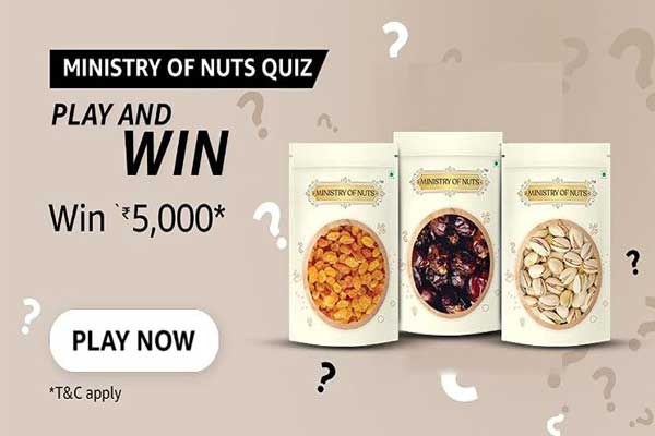 Amazon Ministry of Nuts Quiz Answers